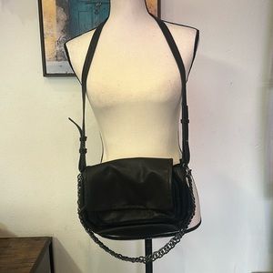 Zara black purse with multiple straps